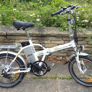 green zebra cycles folding electric bike